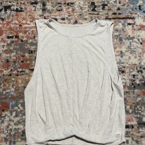 Vuori Cream Crescent Athletic Tank